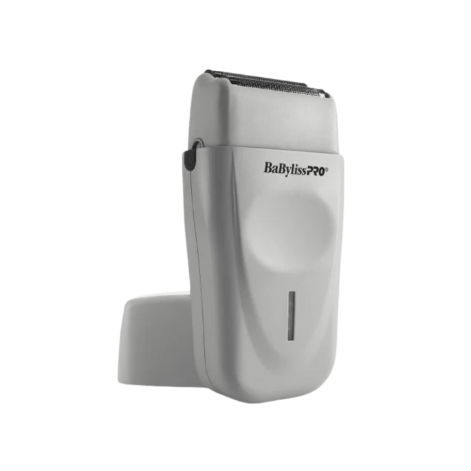 BaBylissPRO LithiumFX+ Limited Edition Double Foil Shaver – Grey FXFS573GY Shaver open-cap