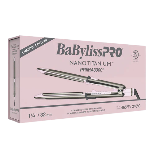 BaBylissPRO Nano Titanium Limited Edition Prima3000 1¼" Ionic Straightener BNT3000TPK