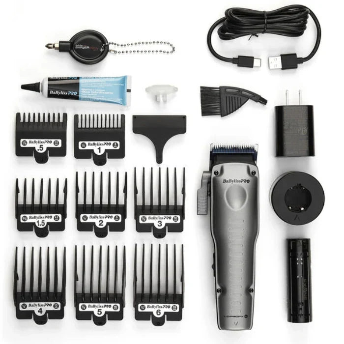 BaBylissPRO FXONE LO-PROFX High Performance Low-profile Clipper & Trimmer Combo FX829+FX729 Clipper with accessories