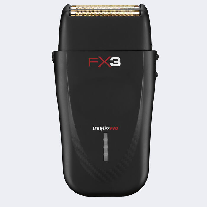 BaBylissPRO FX3 Professional High Speed Foil Black Cordless Shaver FXX3SB