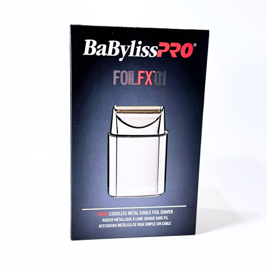 Babylisspro fxfs1 silverfx single foil shaver box front