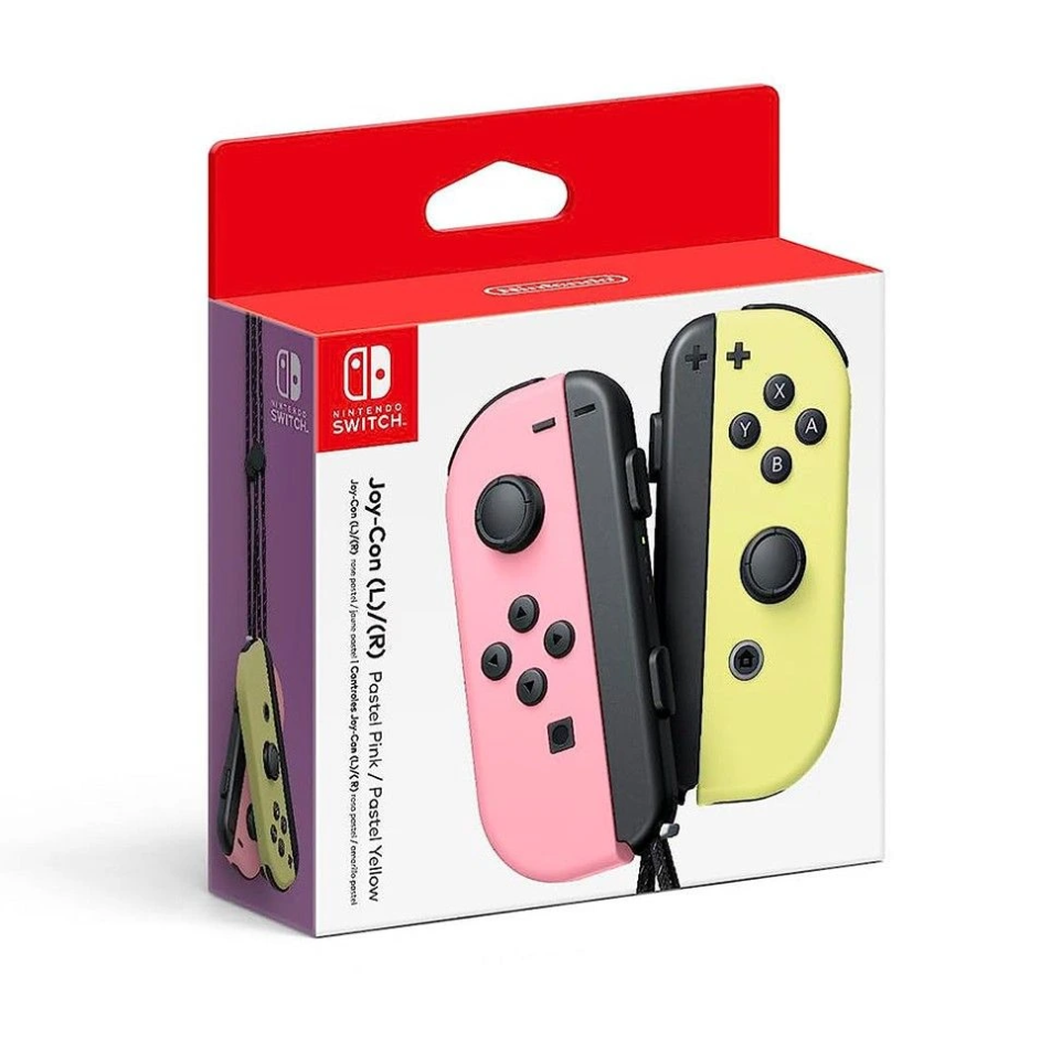 Nintendo Switch Joy-Con Pastel Pink & Pastel Yellow (Jap Specs) Controller Set
