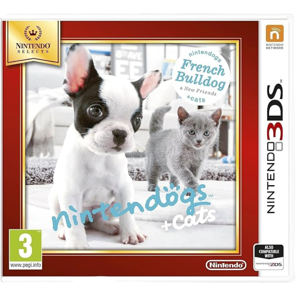 Nintendogs + Cats 3D: French Bulldog (Selects) – Nintendo 3DS