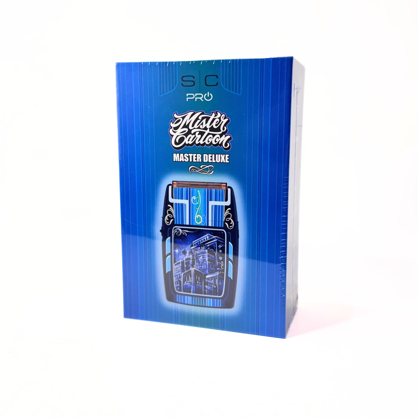 Stylecraft Rebel Cordless Shaver Limited Edition Mister Cartoon SC809M front of box