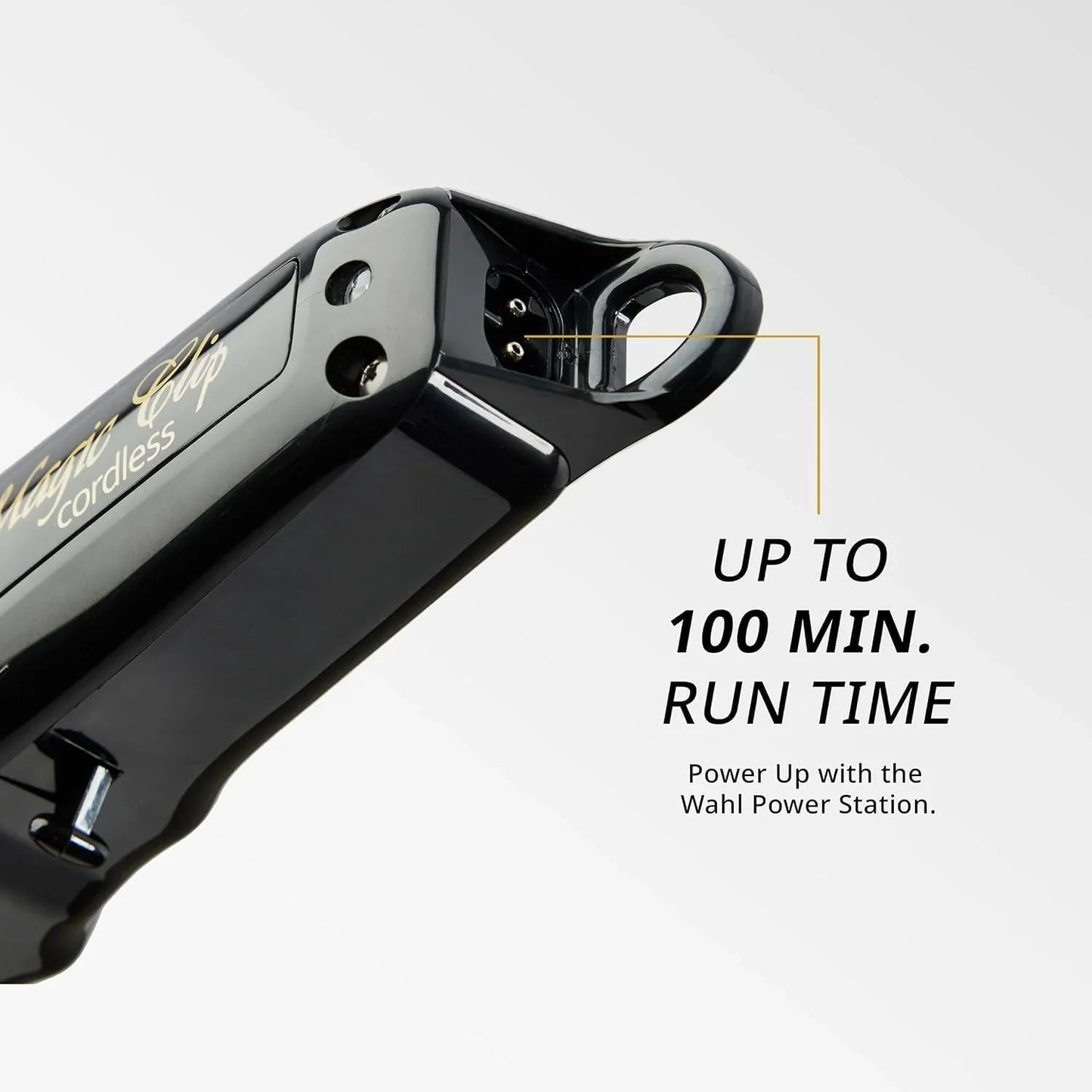 Wahl 5 Star Magic Clip Cord/Cordless Clipper Black (Dual Voltage) 3026432 charging port