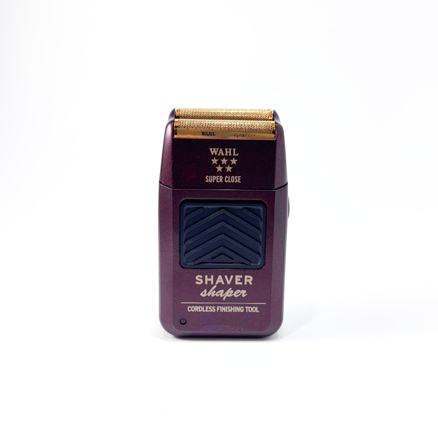 Wahl Professional 5 Star Super Close Cordless Double Foil Shaver Shaper standing front straight
