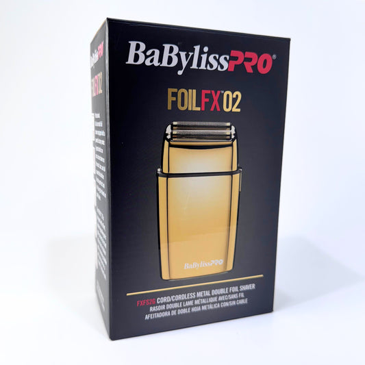 babylisspro fxfs2g gold double foil shaver box
