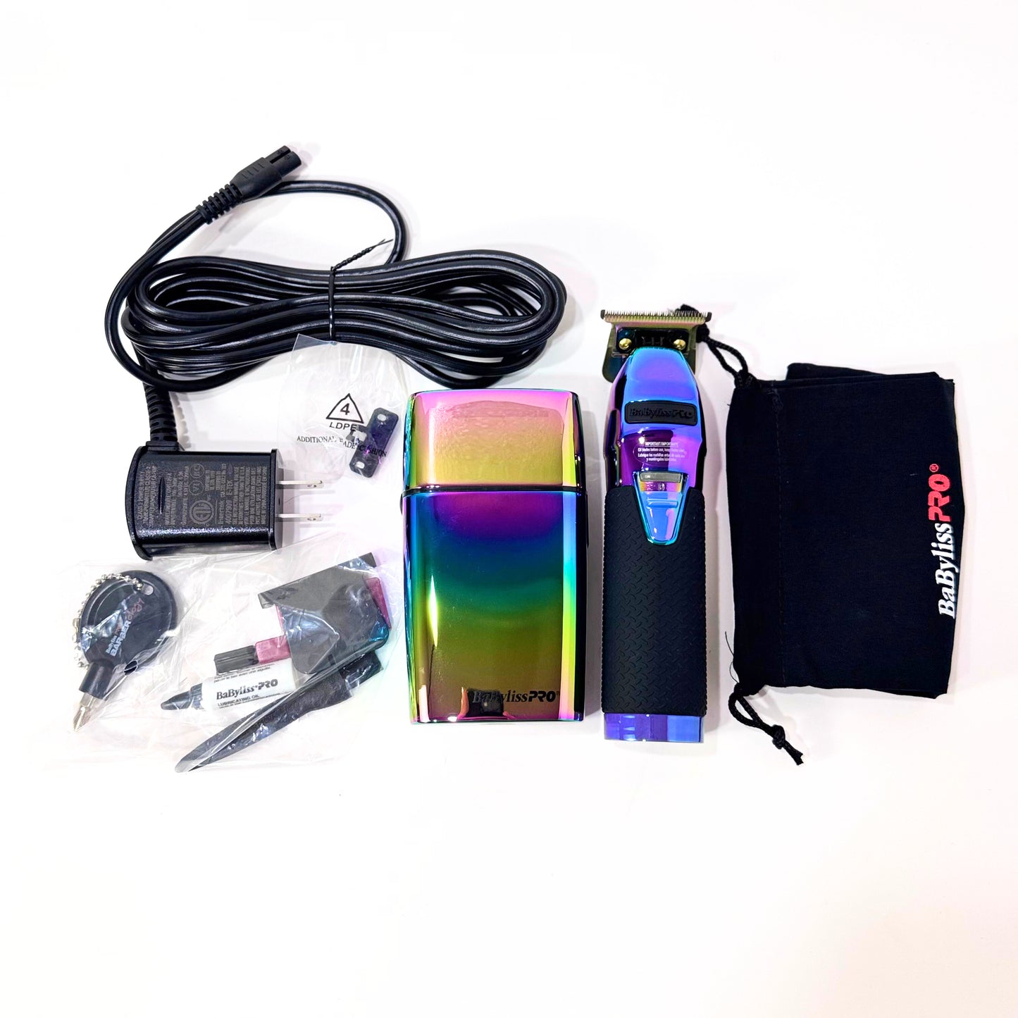 babylisspro limitedFX rainbow trimmer and shaver combo with accessories