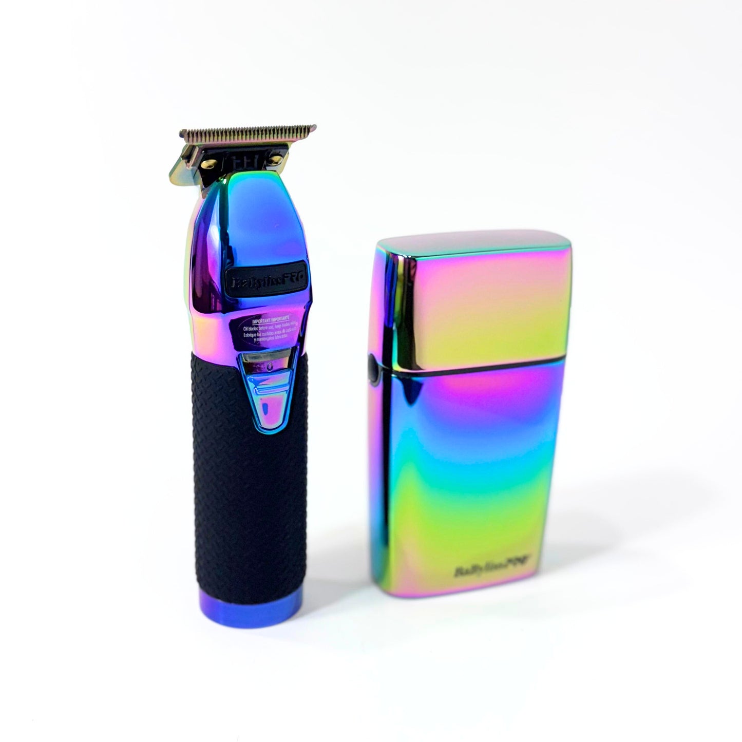 babylisspro limitedFX rainbow trimmer and shaver standing straight