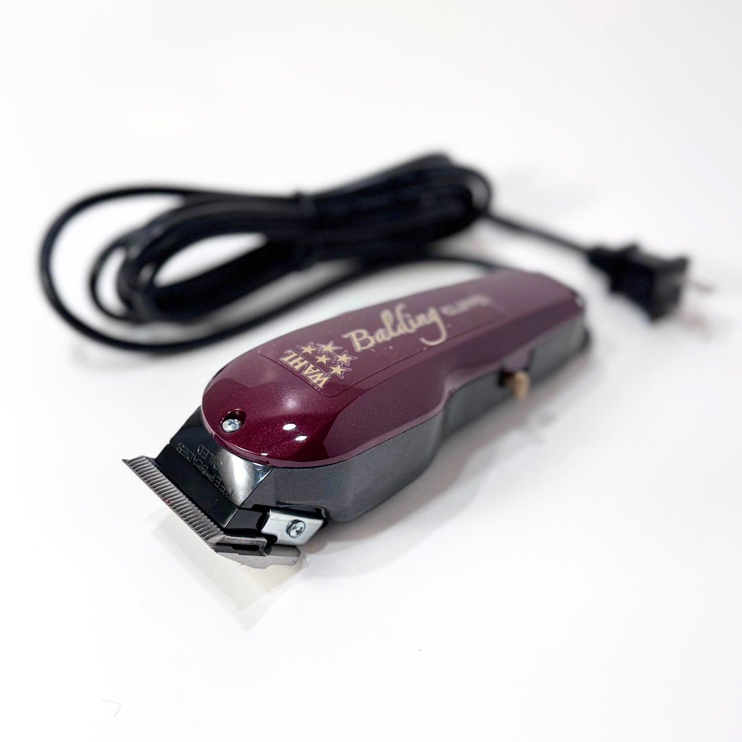 wahl 5 star balding clipper laying on angle