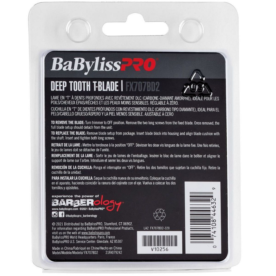 Babyliss Pro Deep Tooth DLC 2.0 T‑Blade Replacement FX707BD2 