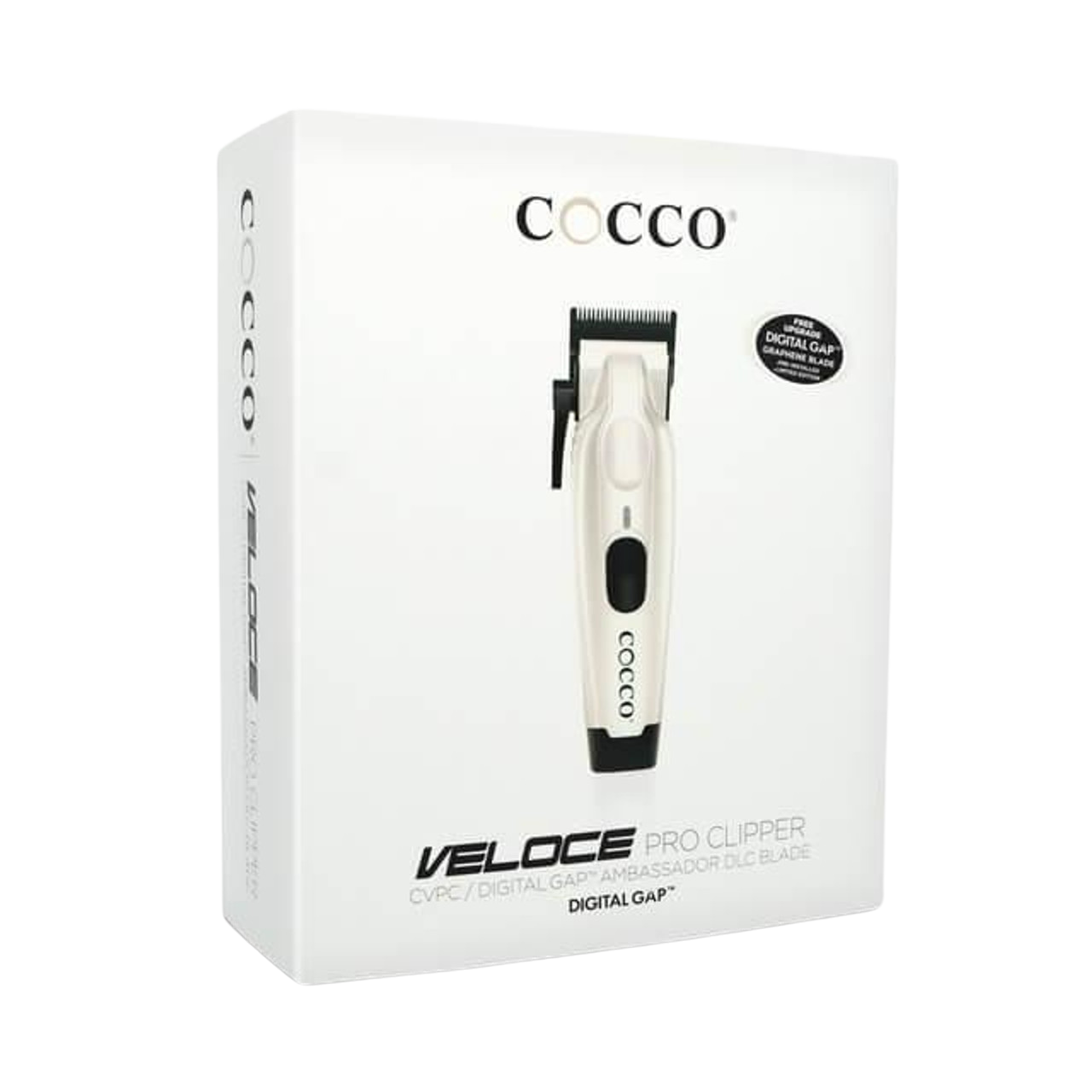 Cocco Veloce Cordless Pro Clipper – Pearl White CVPC‑PEARL‑WHITE