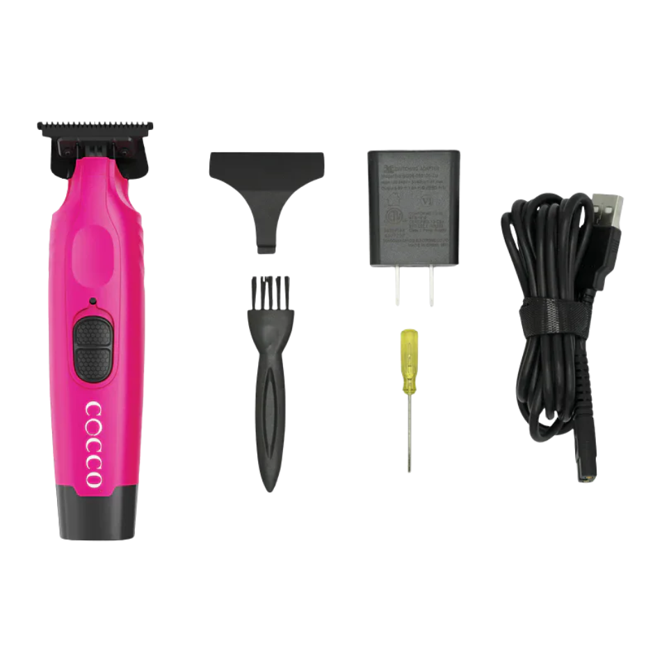 Cocco Hyper Veloce Professional Cordless Hair Trimmer CHVPT Pink