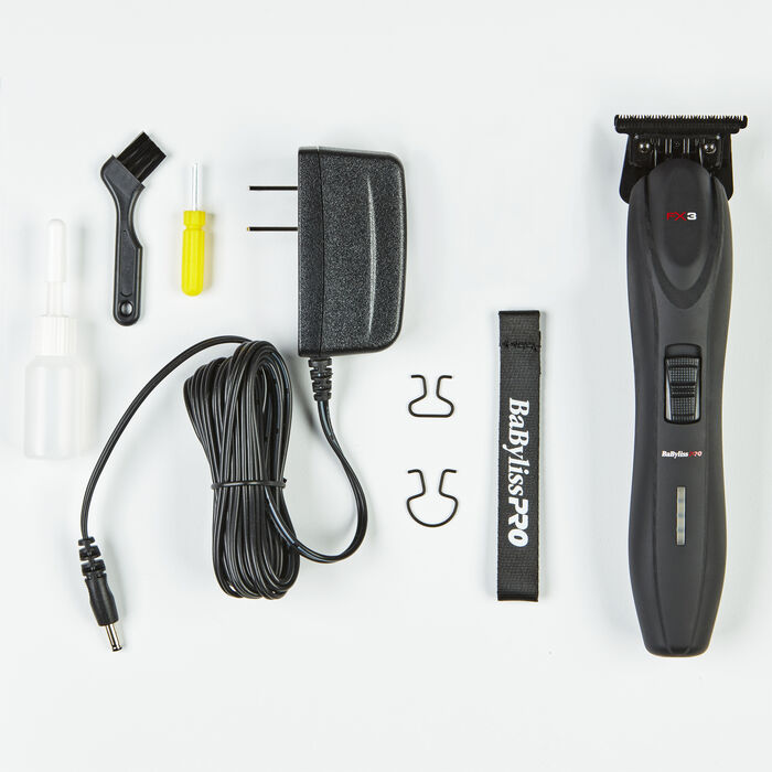 BaBylissPRO FX3 Matte Black High‑Speed Foil Shaver & High‑Torque Cordless Trimmer FXX3TB+FXX3SB