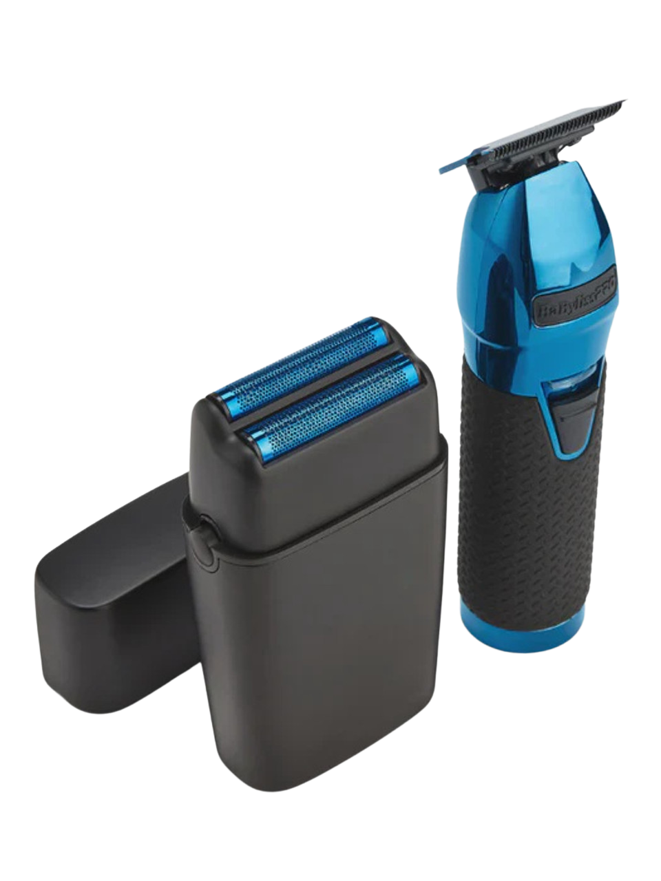 BaBylissPRO LimitedFX Cordless Black & Blue Trimmer & Foil Shaver Set – FXDUOFS2TBL