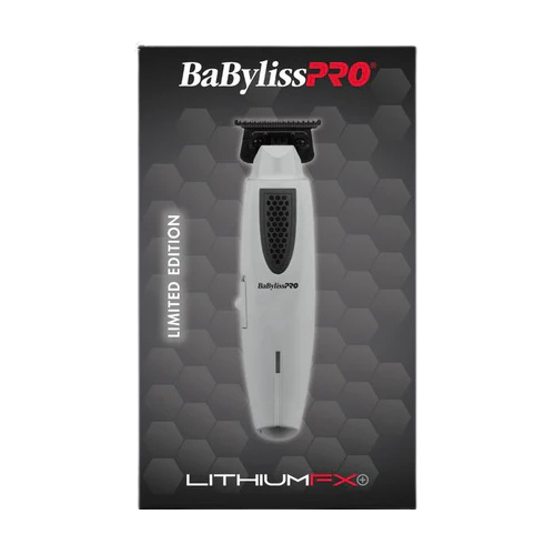 BaBylissPRO Limited Edition LithiumFX+ Cord/Cordless Trimmer – Grey FX773NGY front of box