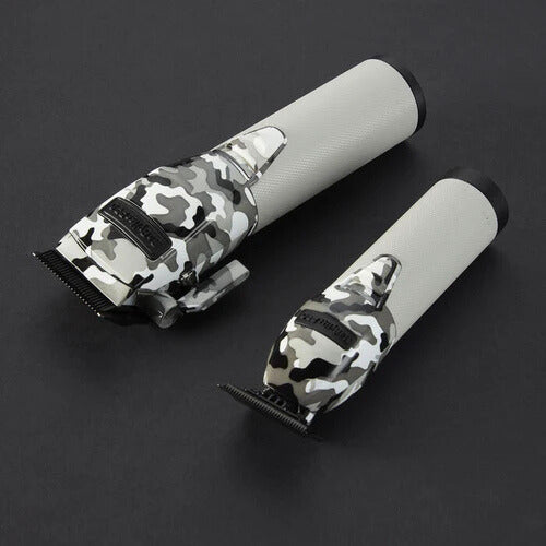 BaBylissPRO LimitedFX Cordless Camo Metal Lithium Clipper & Trimmer Set FXHOLPK2CAM
