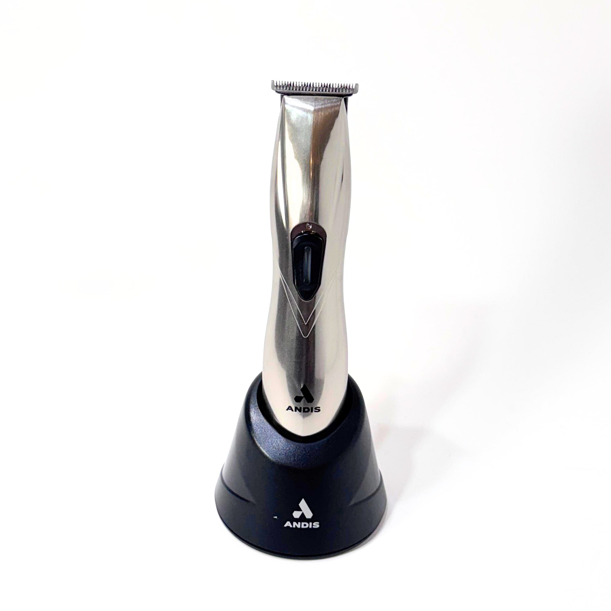 Andis Slimline Pro Li T-Blade  Trimmer on stand