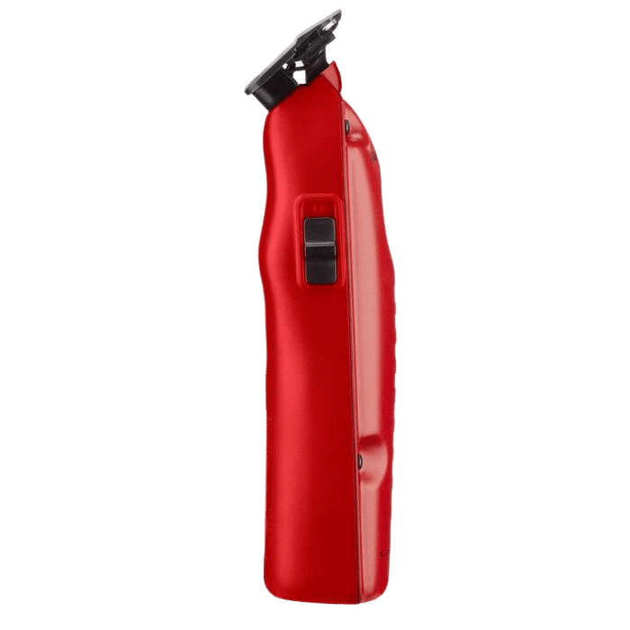 BaBylissPRO FXONE LO-PROFX Matte Red w/ Interchangeable Battery Clipper & Trimmer Combo FX829MR+FX729MR Trimmer side view