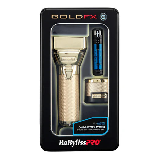 BaBylissPRO Fxone Gold FX Bundle Set, Clipper Trimmer & Shaver FX899G+FX799G+FX79FSG Shaver in box