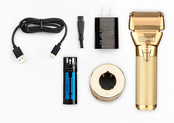 BaBylissPRO Fxone Gold FX Bundle Set, Clipper Trimmer & Shaver FX899G+FX799G+FX79FSG Shaver with accessories