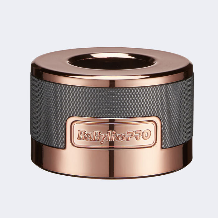 BaBylissPRO Rose Gold Trimmer Charging Base FX787BASE-RG Front View