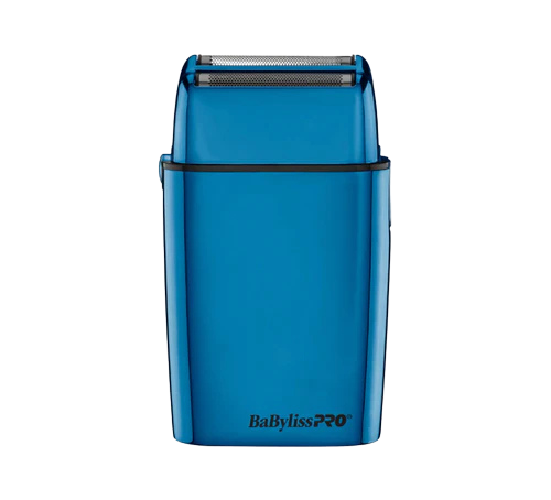 BaBylissPRO FOILFX02 Corded/Cordless Double-Foil Metal Shaver – Blue FXFS2BL