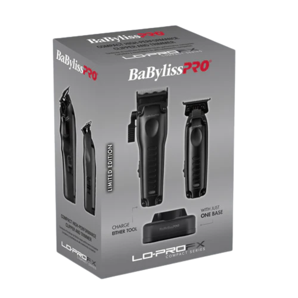 BaBylissPRO LO‑PROFX Clipper & Trimmer Set FX8272PKMB 