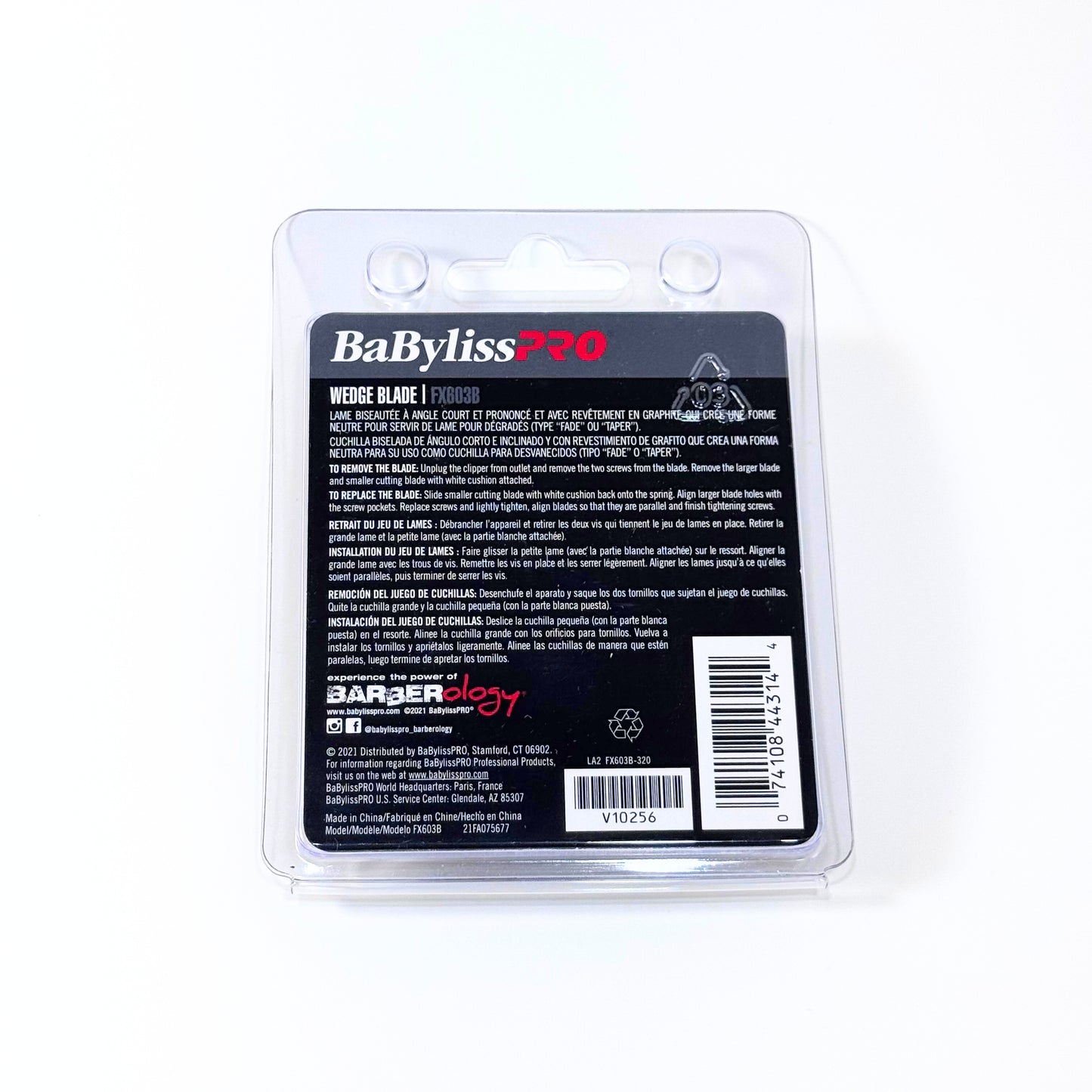 BaBylissPRO Replacement Wedge Tri-Blade FX603B back