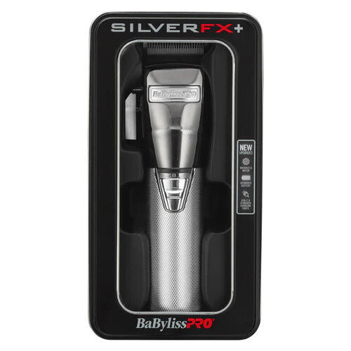 BaBylissPRO SilverFX+ Cordless Clipper High Performance FX870NS front of box