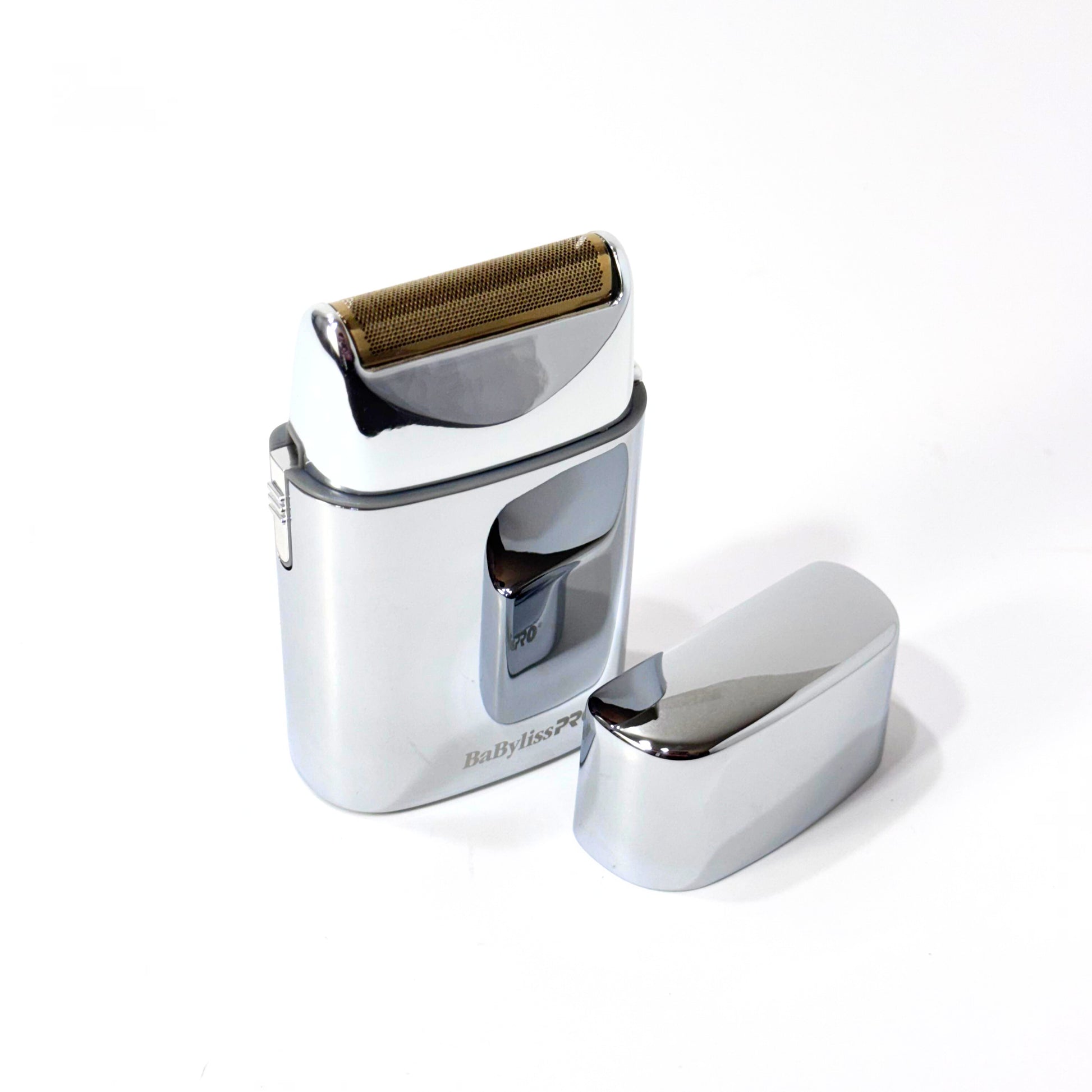 Babylisspro fxfs1 silverfx single foil shaver lid next to it top view