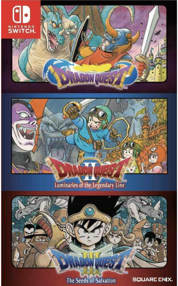 Dragon Quest 1,2,3 - Nintendo Switch (MDE Import)