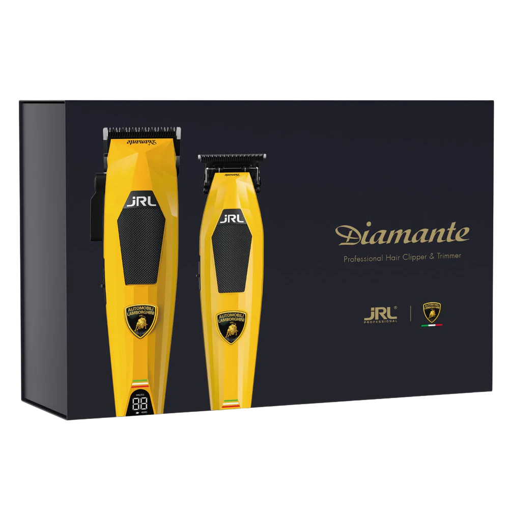 JRL x Lamborghini Diamante Clipper & Trimmer Set – 2025C / 2025T – JRL yellow Lambo