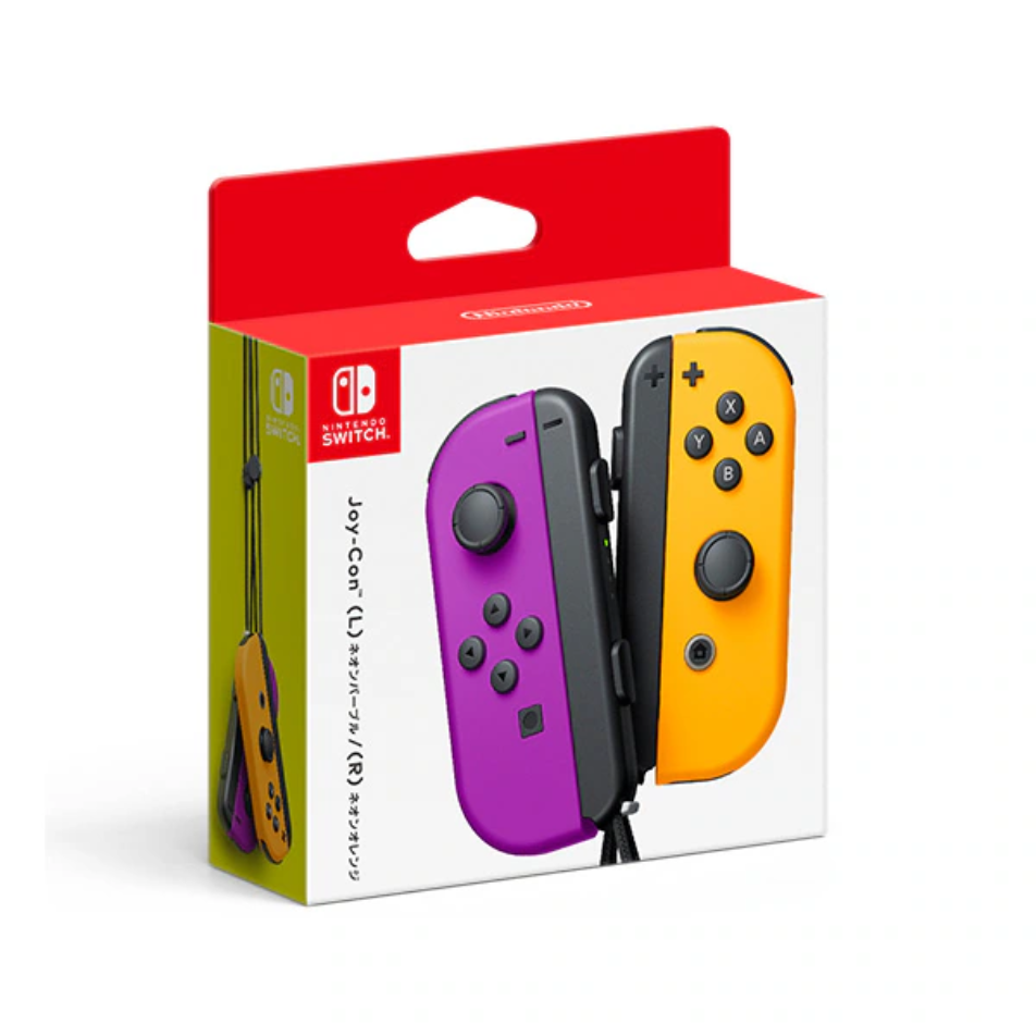 Nintendo Switch Joy-Con Neon Purple & Neon Orange (Jap Specs)