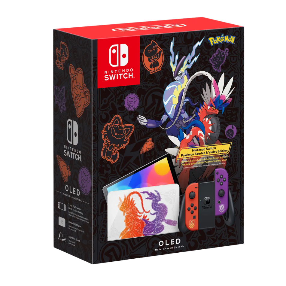 Nintendo Switch OLED – Pokémon Scarlet & Violet Edition (UAE Specs)