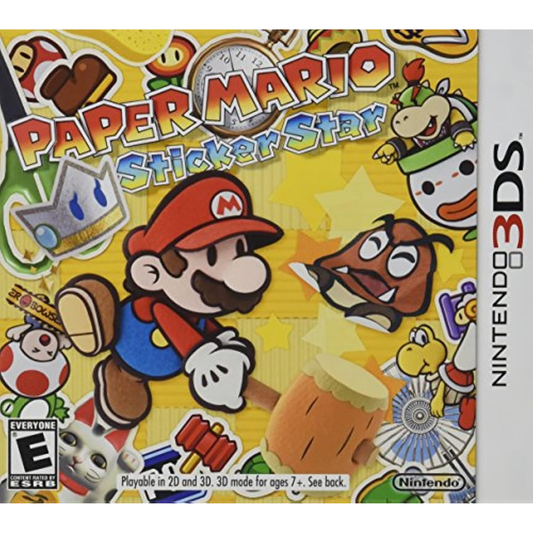 Paper Mario Sticker Star - Nintendo 3DS