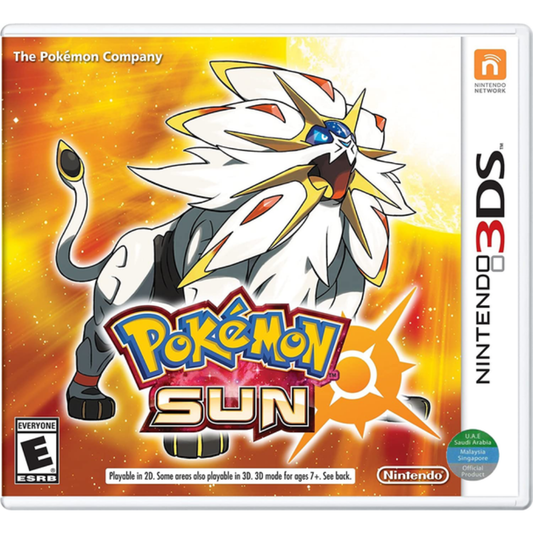 Pokemon Sun - Nintendo 3DS