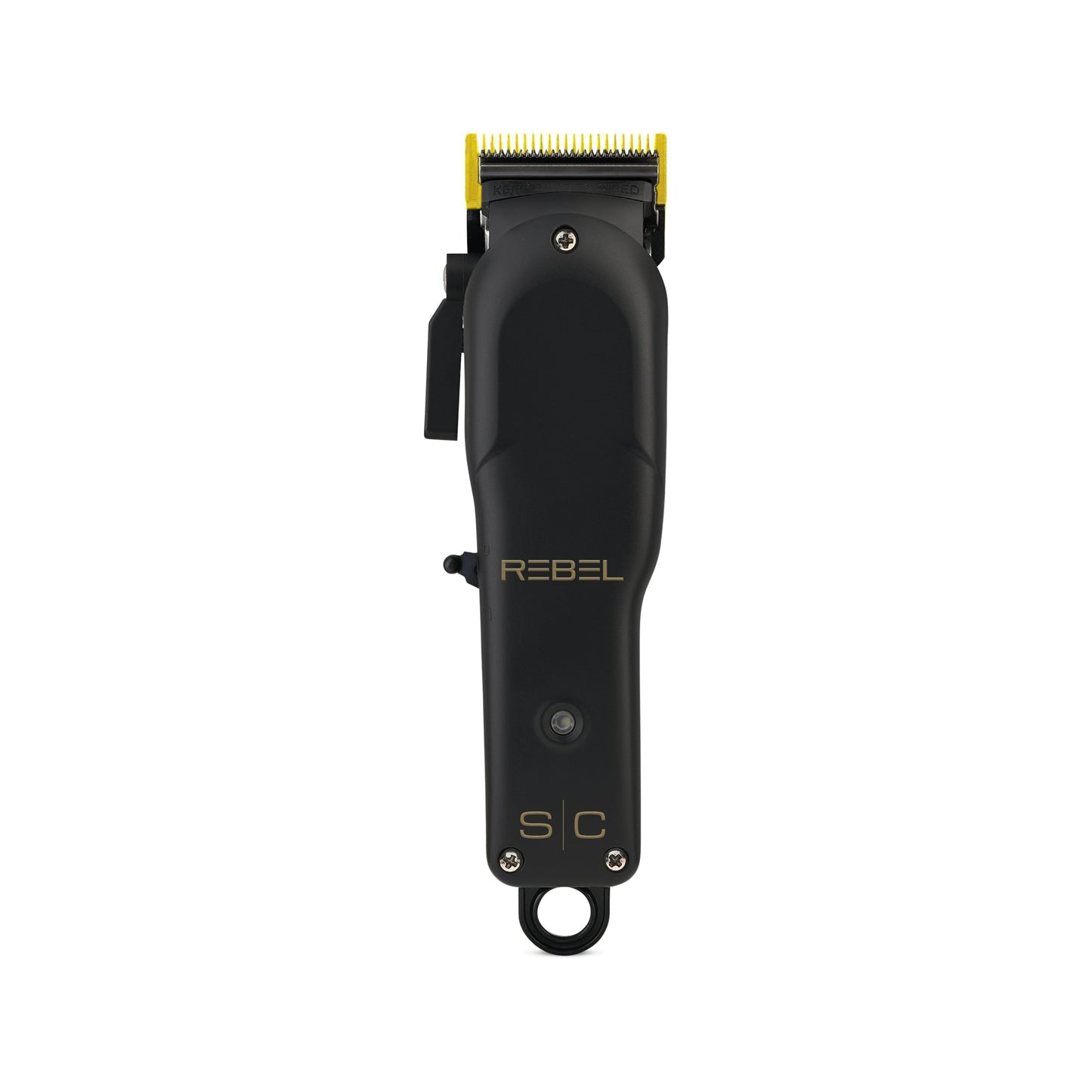 StyleCraft Pro Super Set Black Rebel Clipper & Flex Trimmer SC326B Clipper Front View