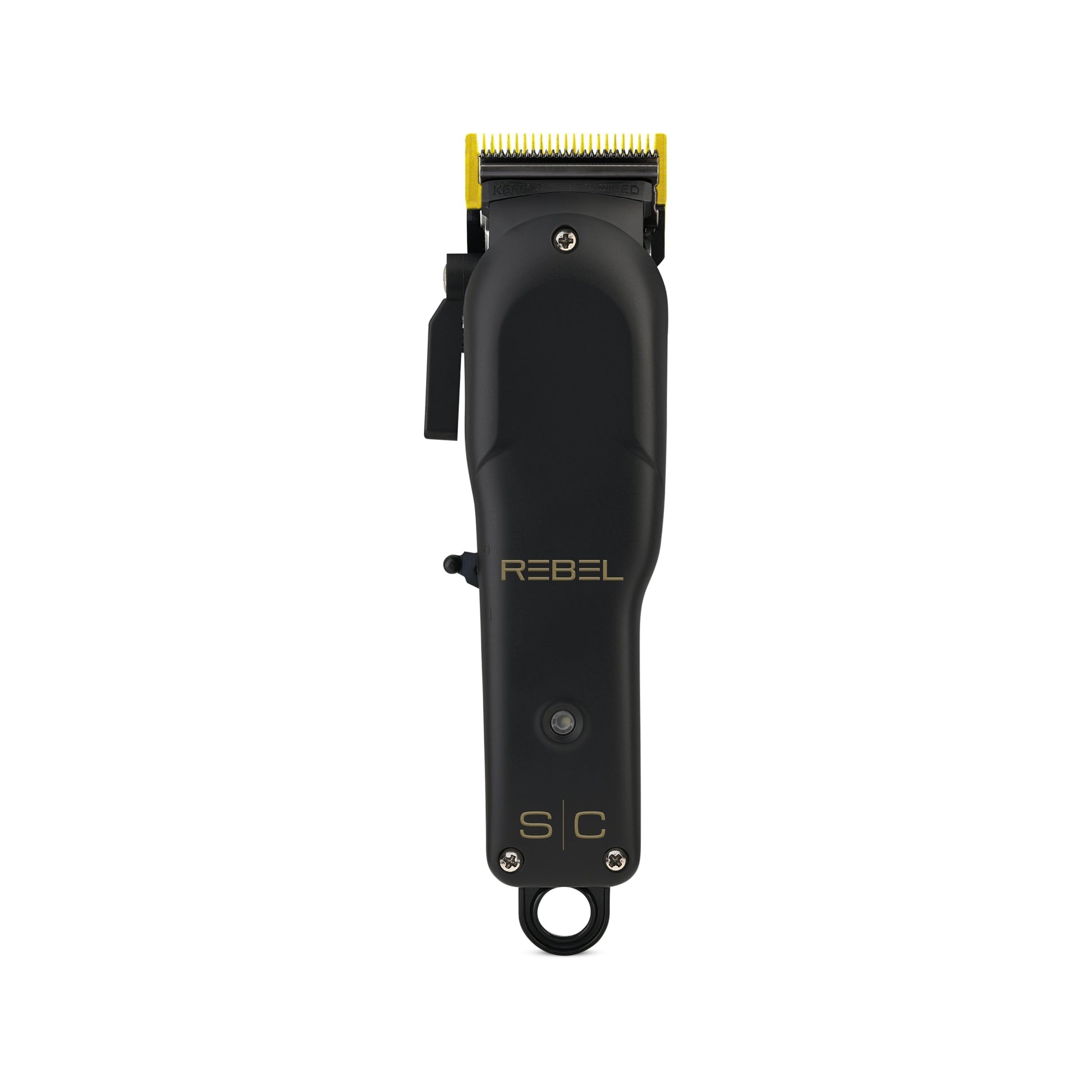 StyleCraft Pro Super Set Black Rebel Clipper & Flex Trimmer SC326B Clipper Front View