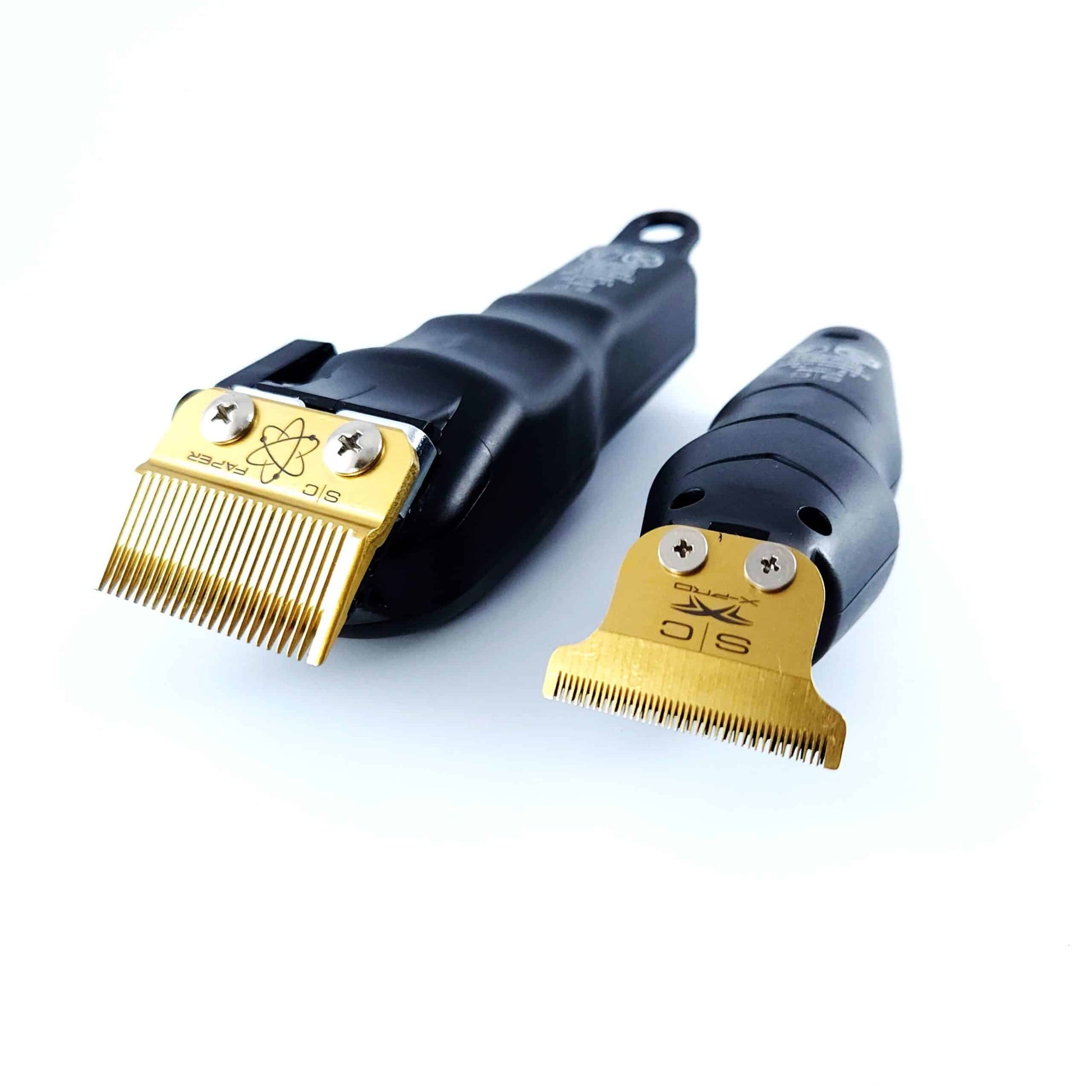 StyleCraft Pro Super Set Black Rebel Clipper & Flex Trimmer SC326B Clipper Trimmer Back View