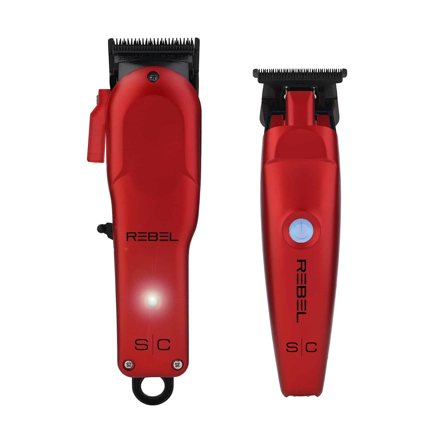 StyleCraft Rebel Clipper & Trimmer Combo (RED) SC203R Clipper and Trimmer