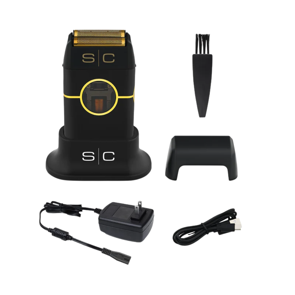 StyleCraft Instinct Metal Double Foil Professional Cordless Shaver SC807B