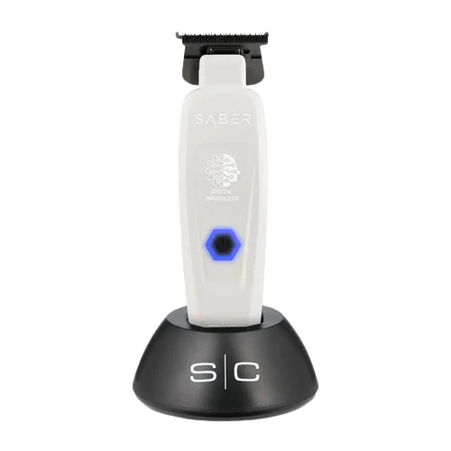 StyleCraft Saber II Cordless Trimmer – Limited Edition Matte White (SC421W)