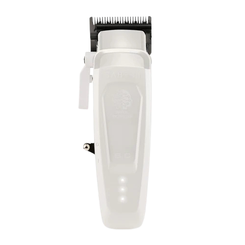 StyleCraft Saber II Professional Cordless Hair Clipper – Limited Edition White with Digital Brushless Motor (SC619)
