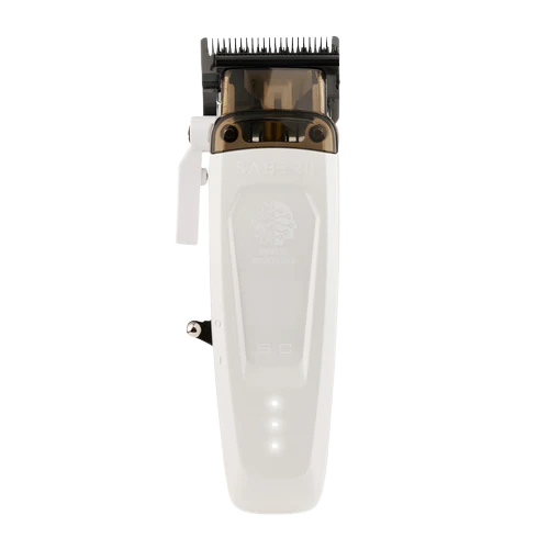 StyleCraft Saber II Professional Cordless Hair Clipper – Limited Edition White with Digital Brushless Motor (SC619)