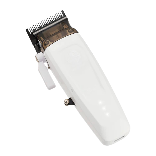 StyleCraft Saber II Professional Cordless Hair Clipper – Limited Edition White with Digital Brushless Motor (SC619)