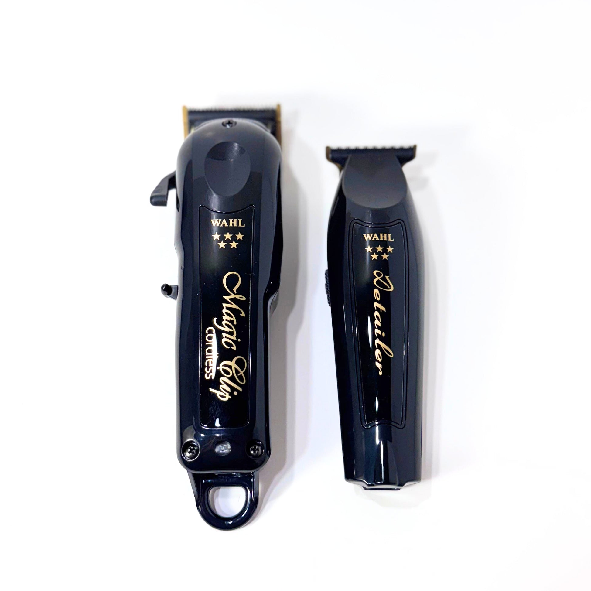 Wahl Cordless Barber Clipper and Trimmer combo Laying straight 
