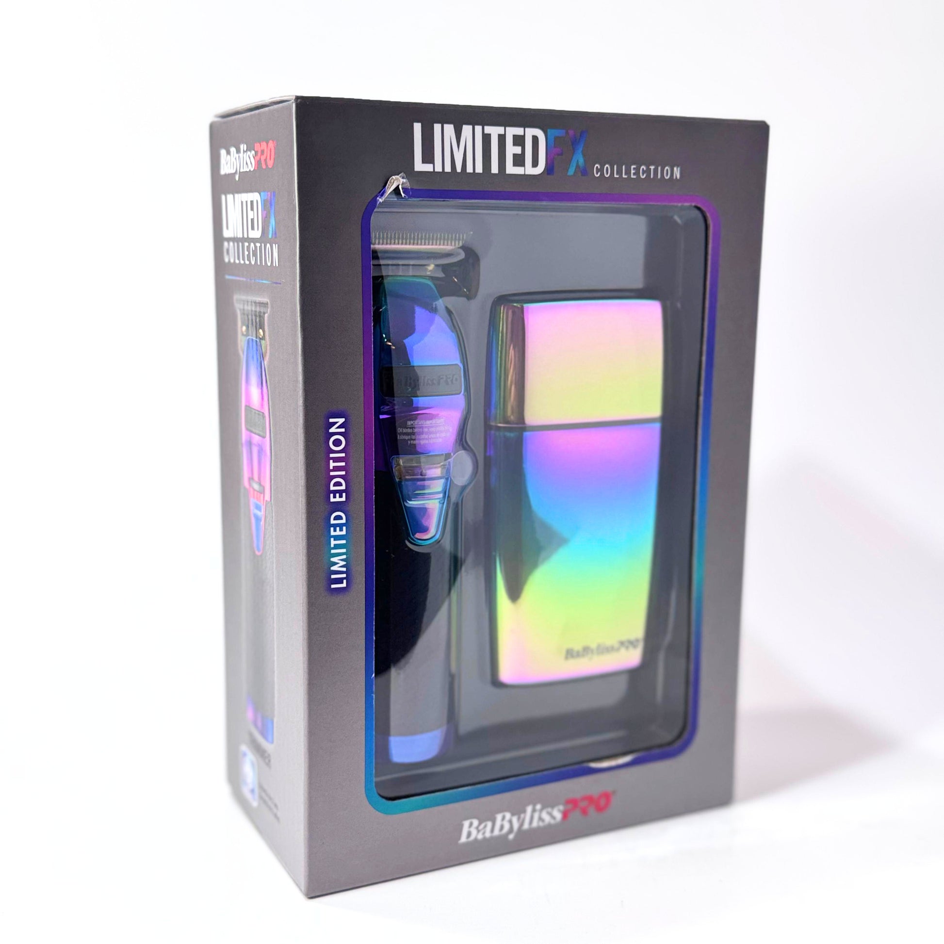 babylisspro limitedFX rainbow trimmer and shaver box front