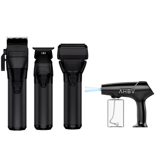 BaBylissPRO FXONE Clipper, Trimmer & Shaver Bundle with Common Wealth Nano Mist Sprayer