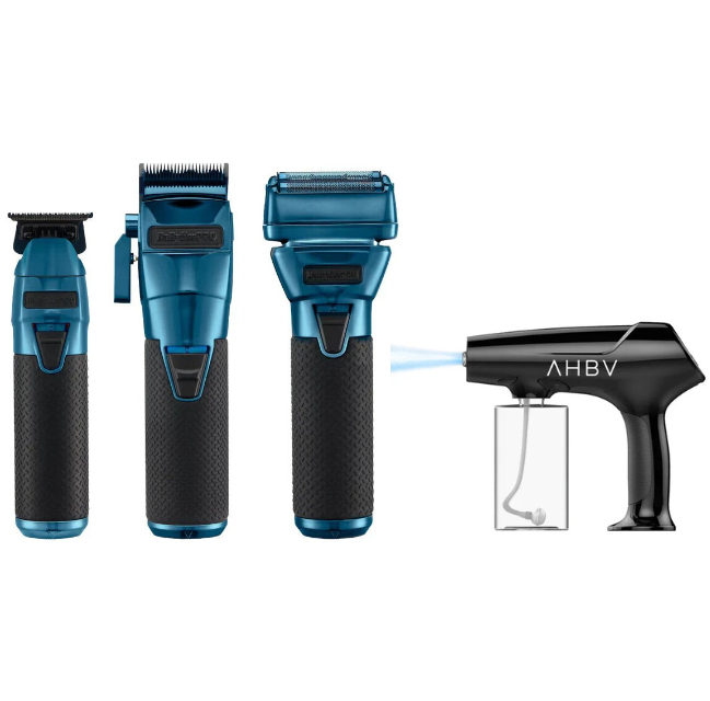 BaBylissPRO FXONE Clipper, Trimmer & Shaver Bundle with Common Wealth Nano Mist Sprayer